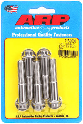ARP 713-2000 SAE Bolt Kit 3/8-24 x 2.000 12pt SS bolts Photo-0