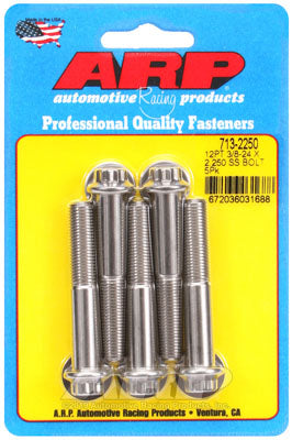 ARP 713-2250 SAE Bolt Kit 3/8-24 x 2.250 12pt SS bolts Photo-0