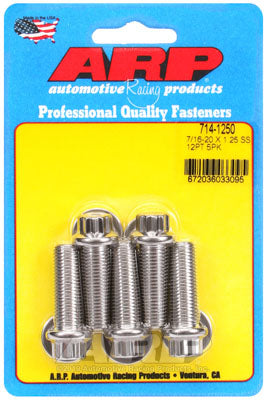 ARP 714-1250 SAE Bolt Kit 7/16-20 x 1.250 12pt SS bolts Photo-0