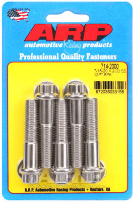 ARP 714-2000 SAE Bolt Kit 7/16-20 x 2.000 12pt SS bolts Photo-0