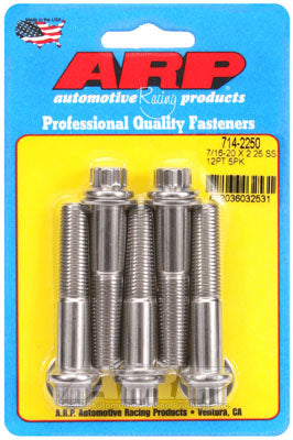 ARP 714-2250 SAE Bolt Kit 7/16-20 x 2.250 12pt SS bolts Photo-0
