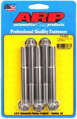 ARP 714-3500 SAE Bolt Kit 7/16-20 x 3.500 12pt SS bolts Photo-0