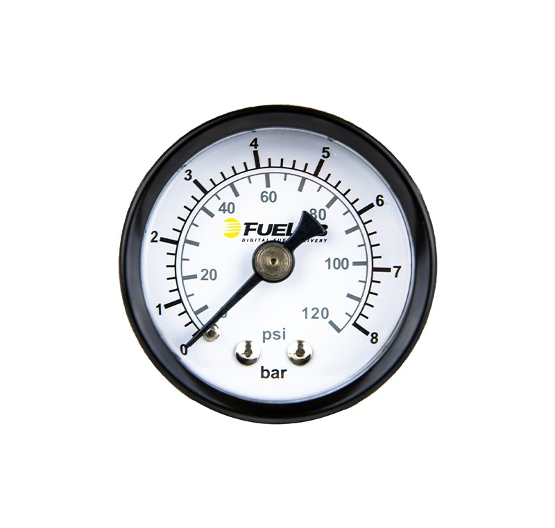 FUELAB 71511 EFI Fuel Pressure Gauge Dual BAR/PSI Scale Photo-0