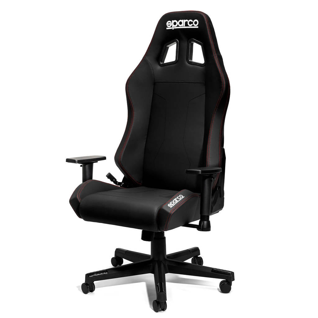 SPARCO BGC0006B0K1200N Office Seat Coach, Black/Red Photo-0