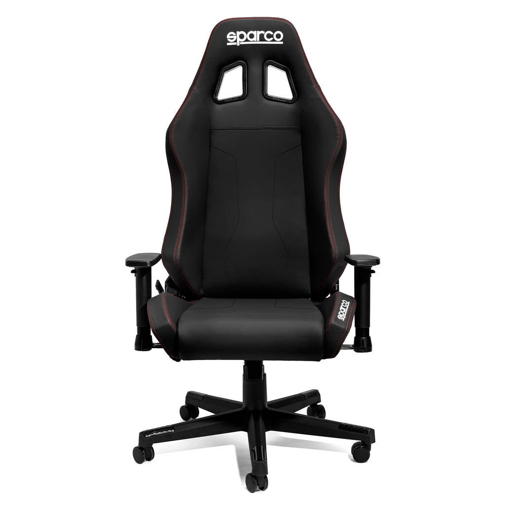 SPARCO BGC0006B0K1200N Office Seat Coach, Black/Red Photo-1