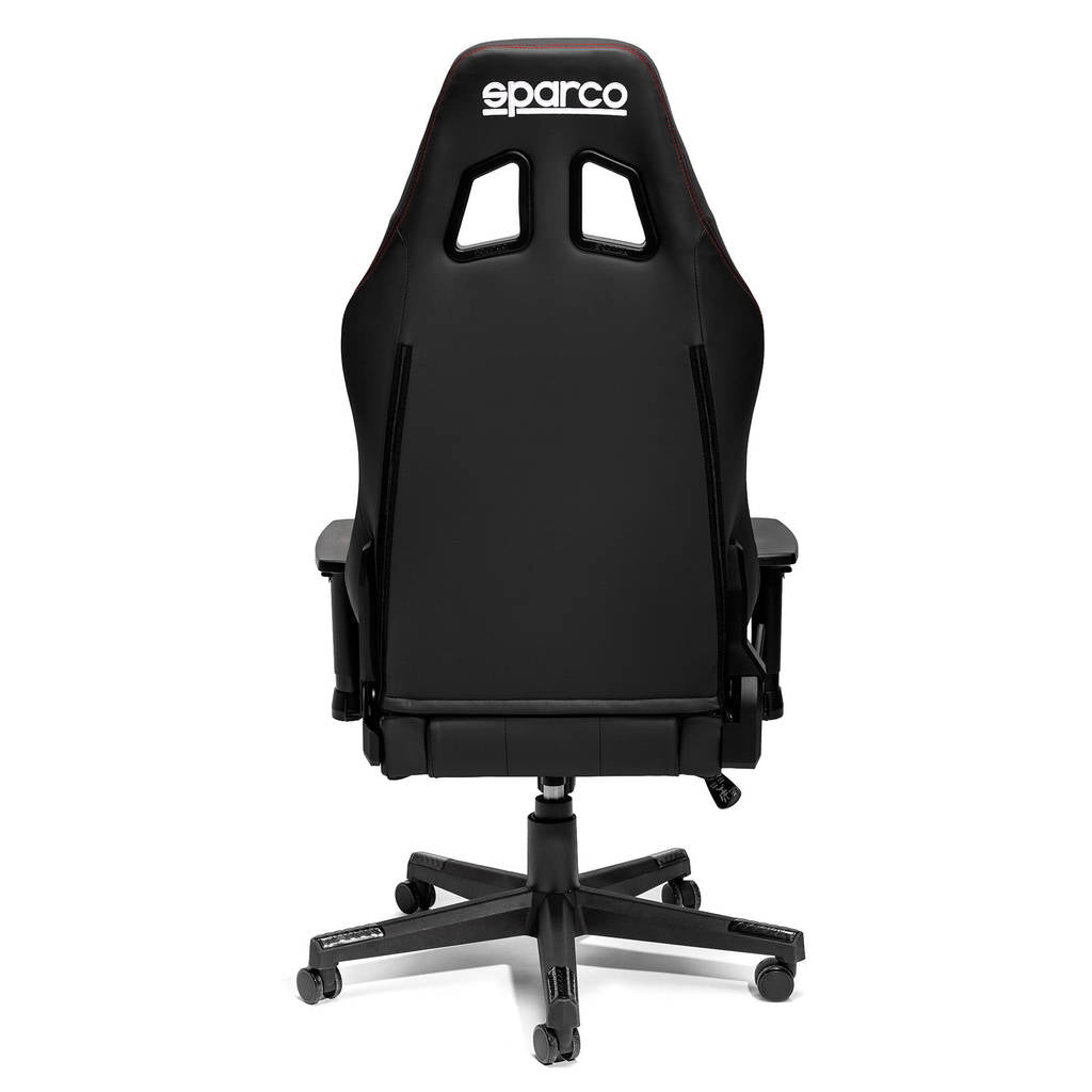 SPARCO BGC0006B0K1200N Office Seat Coach, Black/Red Photo-3
