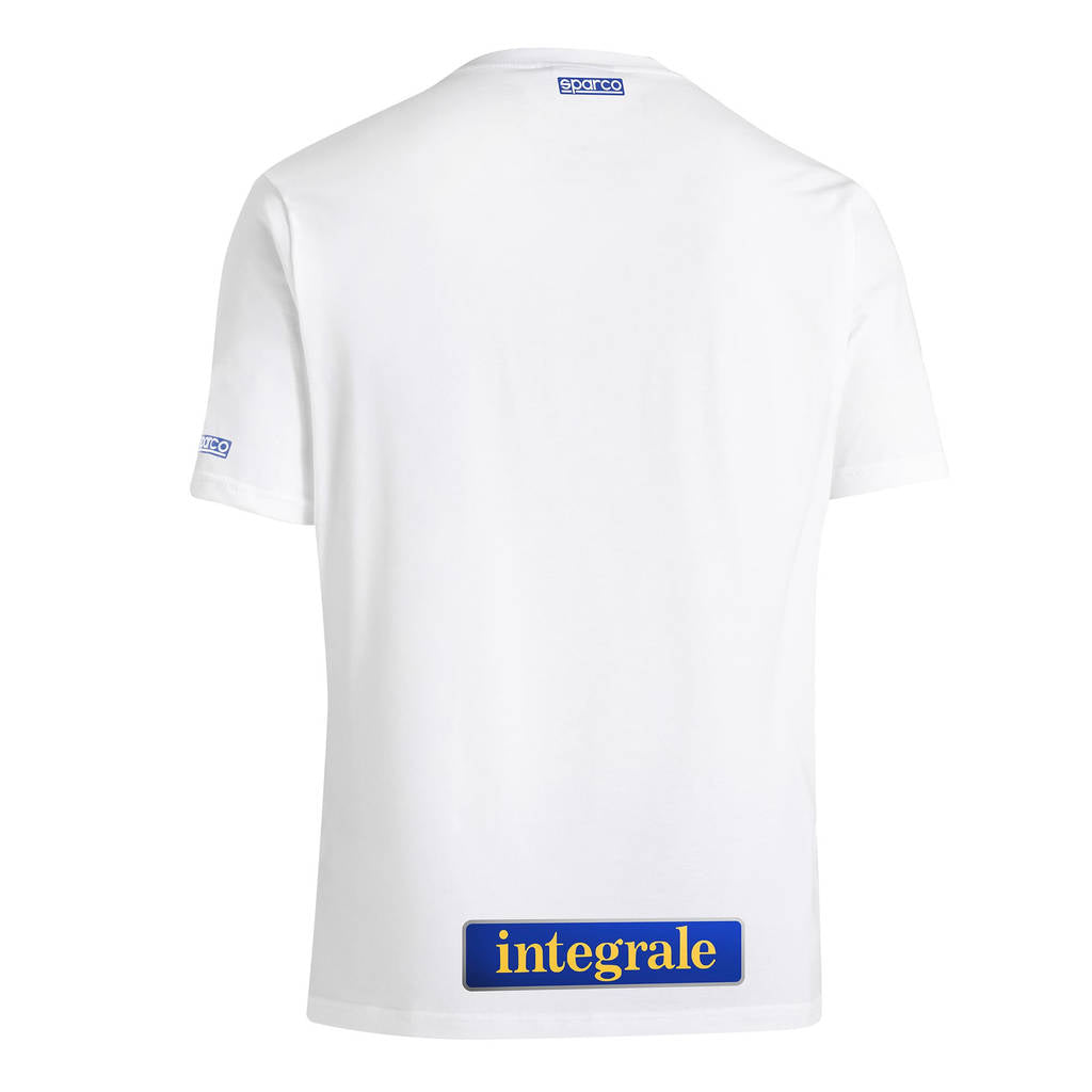 SPARCO BML0014N0W090XS T-Shirt Lancia HF Delta, White/Red, Size XS Photo-1