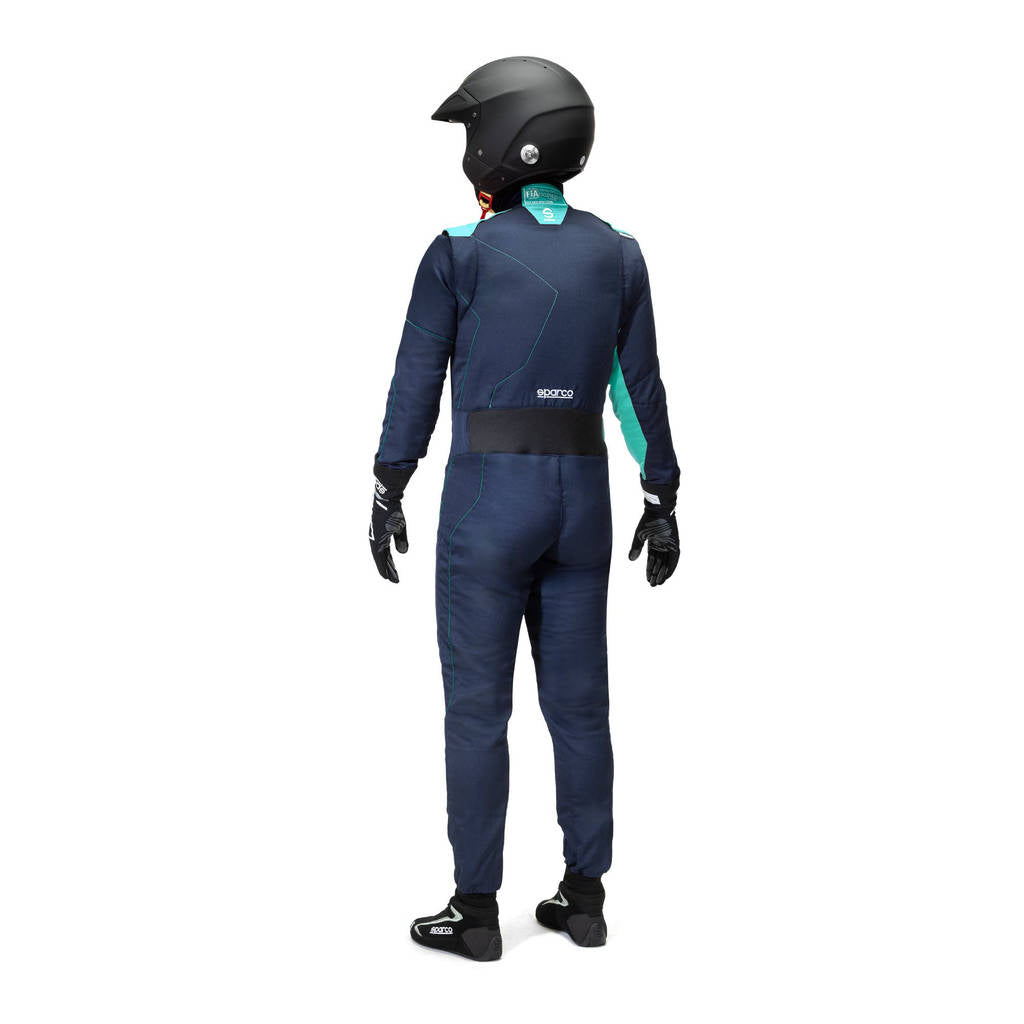 SPARCO BRS0049B0N40050 Racing Suit Sprint A Advanced, Blue/Green, Size 50 Photo-1
