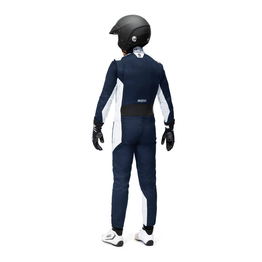 SPARCO BRS0050B0N33052 Racing Suit Sprint S Advanced, Blue/Silver, Size 52 Photo-1