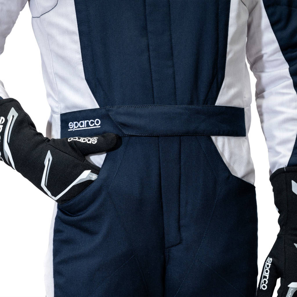 SPARCO BRS0050B0N33062 Racing Suit Sprint S Advanced, Blue/Silver, Size 62 Photo-3