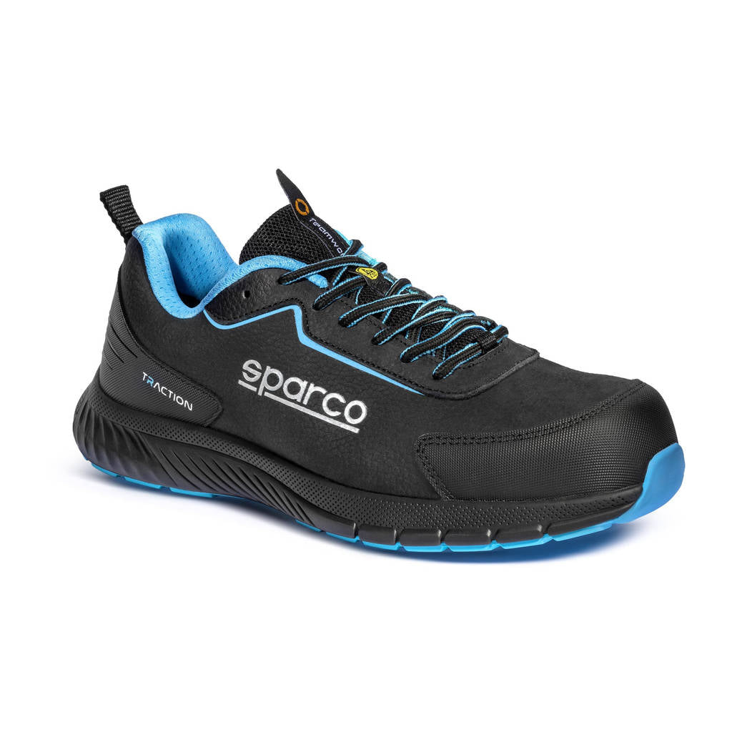 SPARCO BTB0030B0K30042 Mechanics Shoes Traction Takuma S3S, Black/Heavenly, Size 42 Photo-0