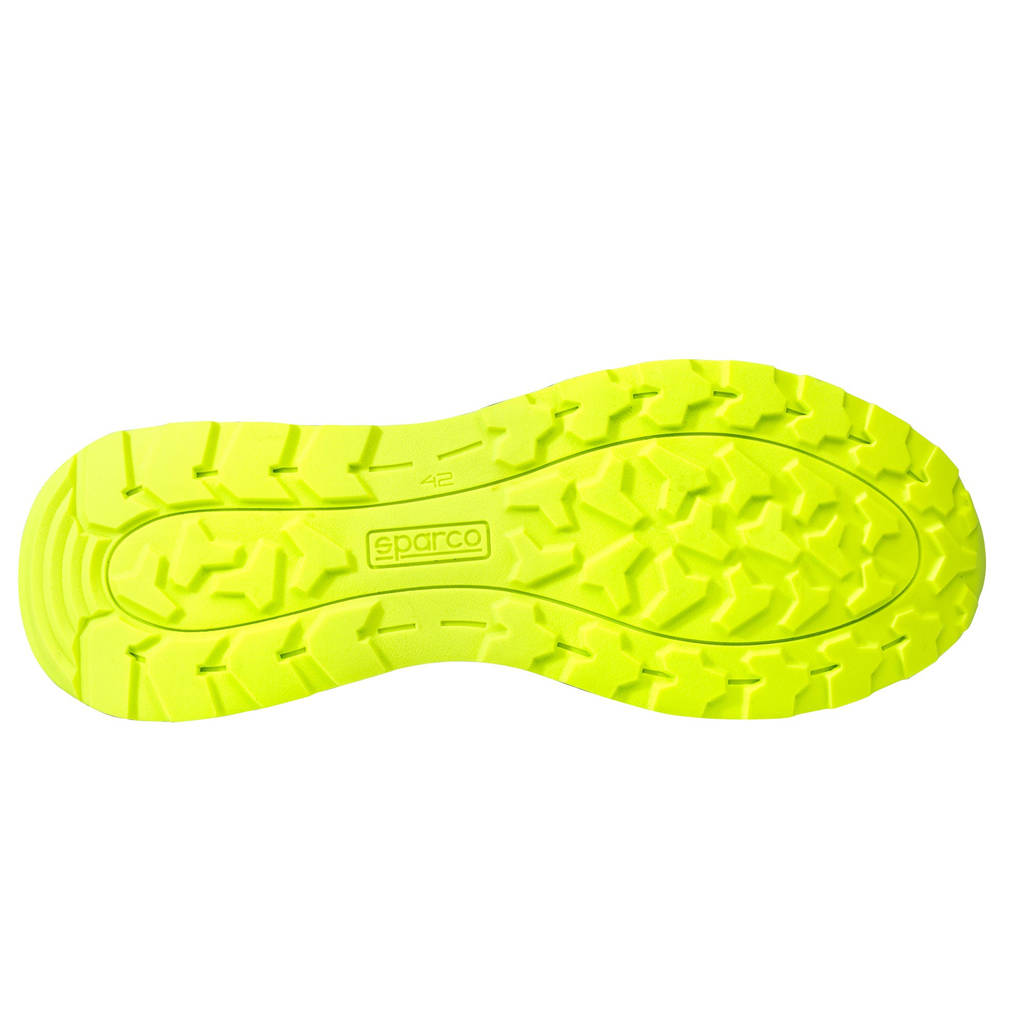 SPARCO BTB0037B0E61038 Teamwork Shoes S-Pike Turini O2, Silver/Blue/Fluo Lime, Size 38 Photo-3
