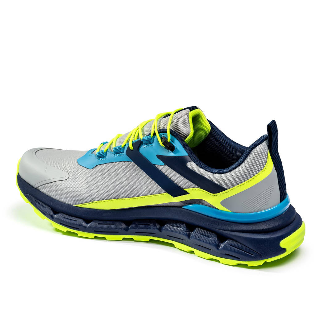 SPARCO BTB0037B0E61043 Teamwork Shoes S-Pike Turini O2, Silver/Blue/Fluo Lime, Size 43 Photo-1