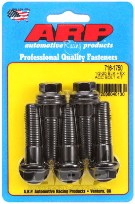 ARP 716-1750 SAE Bolt Kit 1/2-20 x 1.750 hex black oxide bolts Photo-0