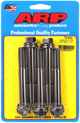 ARP 716-3500 SAE Bolt Kit 1/2-20 x 3.500 hex black oxide bolts Photo-0