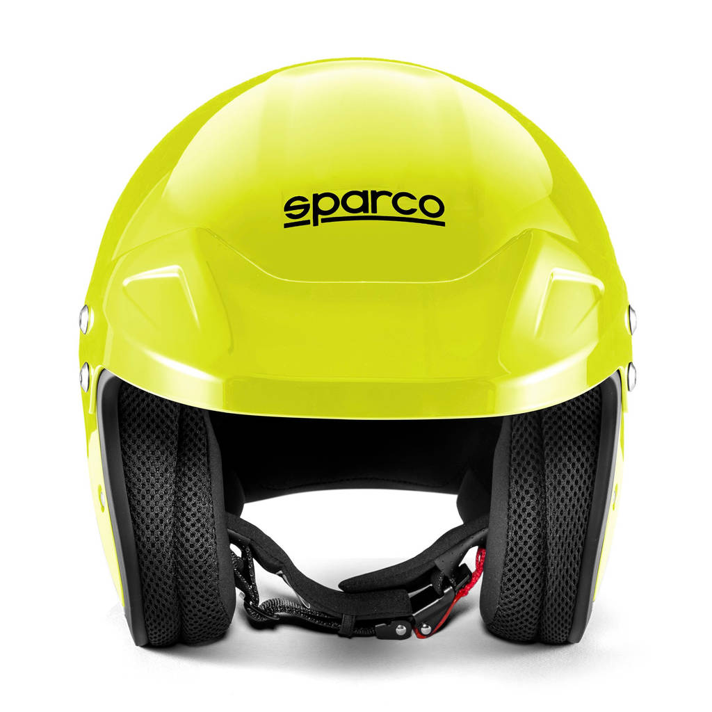 SPARCO 003379GFNR3L Open-Face Racing Helmet J-Pro ECE06, Fluo Yellow/Black, Size L Photo-1