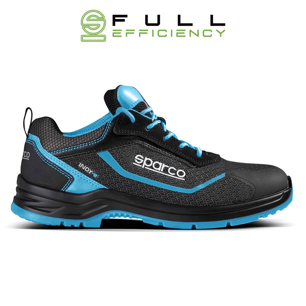 SPARCO 0754046NRCE Mechanics Shoes Indy-E Aster S3, Black/Heavenly, Size 46 Photo-2