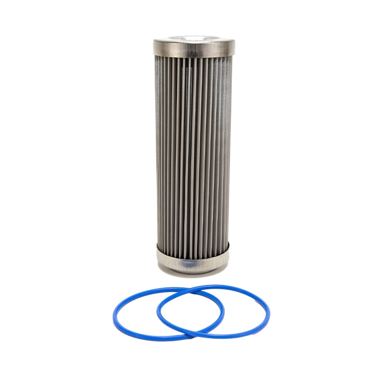 FUELAB 71812 Fuel Filter Replacement Element 6 inch 40 micron Stainless Steel Photo-0