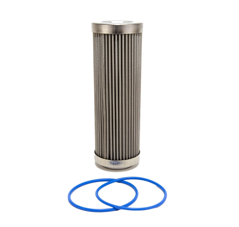 FUELAB 71813 Fuel Filter Replacement Element 6 inch 100 micron Stainless Steel Photo-0