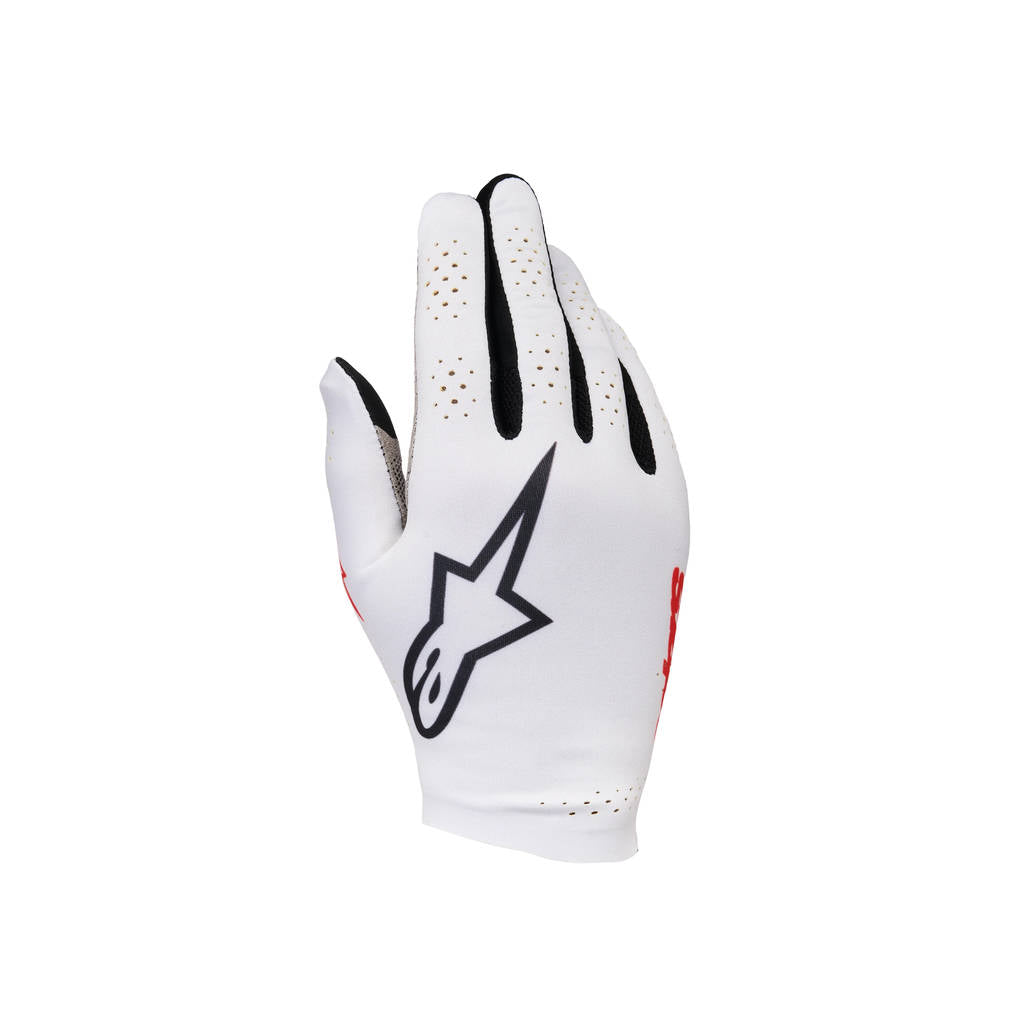 ALPINESTARS 3550826-2065-XS Sim Racing Gloves Graphic 1,Silver Ice / Black / Red Tangerine, Size XS Photo-0