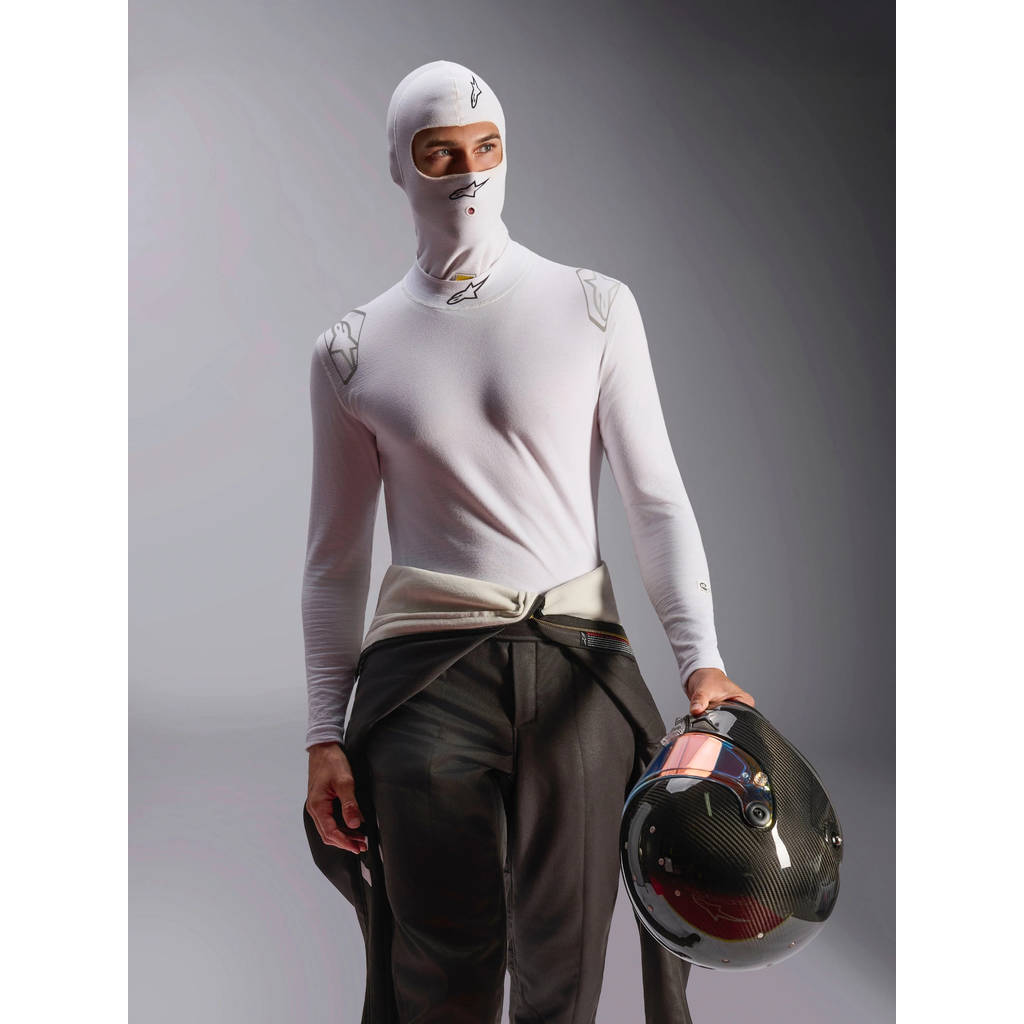 ALPINESTARS 4750126-20-OS Balaclava ZX Evo V3 FIA-SFI,White,Size OS Photo-0
