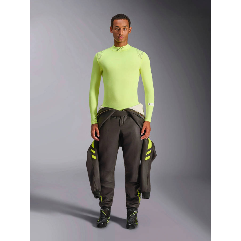 ALPINESTARS 4750325-55-XS/S Top ZX Evo V3 LS- FIA-SFI, Yellow Fluo, Size XS/S Photo-0