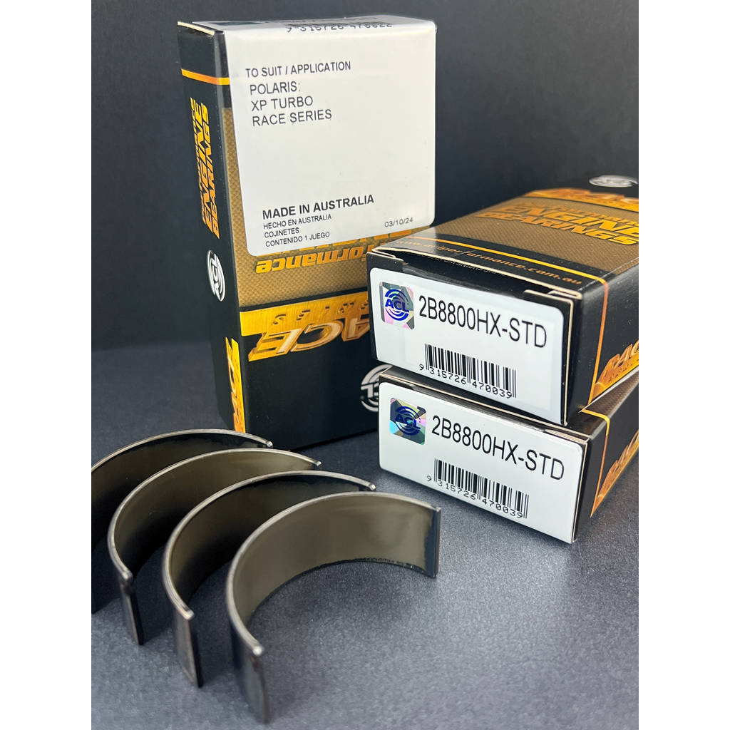 ACL 2B8800HX-STD Rod Bearing Set Race Series, STD for NISSAN V8 Photo-0