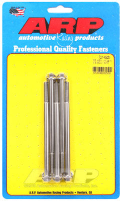 ARP 721-4500 SAE Bolt Kit 1/4-28 x 4.500 hex SS bolts Photo-0