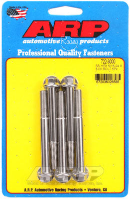ARP 722-3000 SAE Bolt Kit 5/16-24 x 3.000 hex SS bolts Photo-0