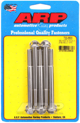 ARP 722-3500 SAE Bolt Kit 5/16-24 x 3.500 hex SS bolts Photo-0