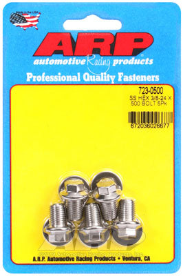 ARP 723-0500 SAE Bolt Kit 3/8-24 x .500 hex SS bolts Photo-0