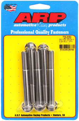 ARP 723-3250 SAE Bolt Kit 3/8-24 x 3.250 hex SS bolts Photo-0