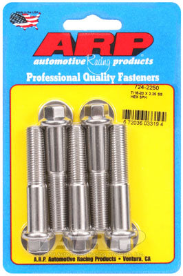 ARP 724-2250 SAE Bolt Kit 7/16-20 x 2.250 hex SS bolts Photo-0