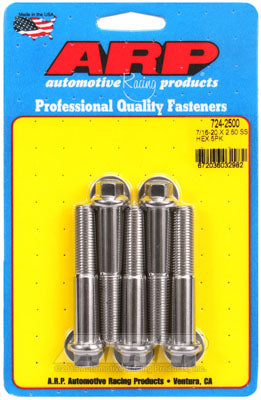 ARP 724-2500 SAE Bolt Kit 7/16-20 x 2.500 hex SS bolts Photo-0