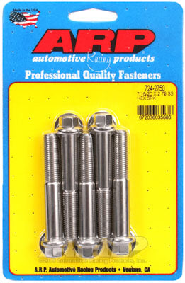 ARP 724-2750 SAE Bolt Kit 7/16-20 x 2.750 hex SS bolts Photo-0