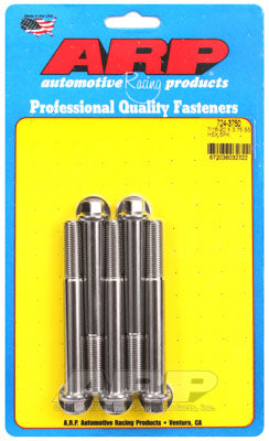 ARP 724-3750 SAE Bolt Kit 7/16-20 x 3.750 hex SS bolts Photo-0