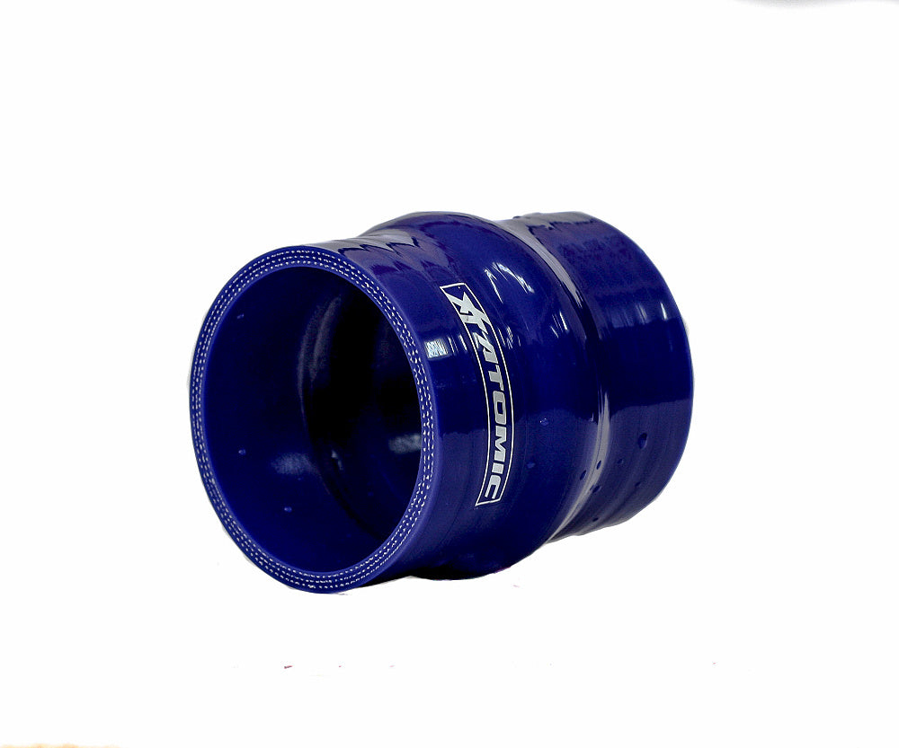 ATOMIC shh63 BLUE Hose silicone, straight hump 63 mm Photo-0