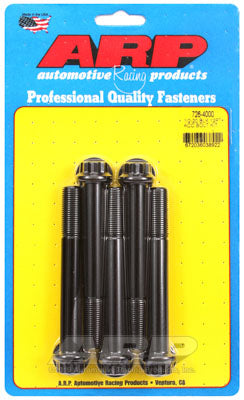 ARP 726-4000 SAE Bolt Kit 1/2-20 x 4.000 12pt black oxide bolts Photo-0