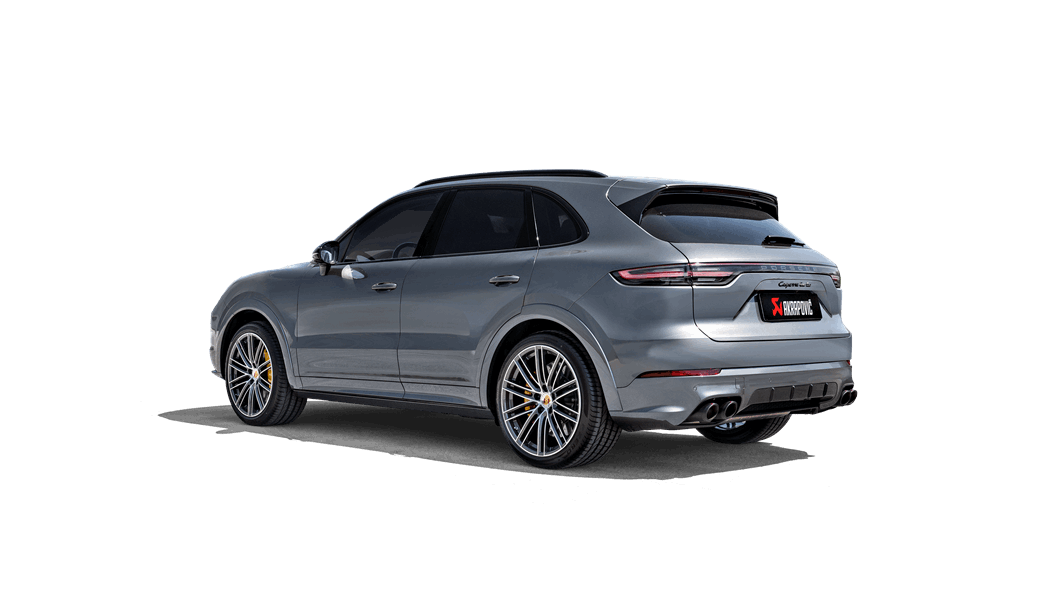 AKRAPOVIC S-PO/TI/17H Evolution Line (Titanium) exhaust for PORSCHE 536 Cayenne E3 Turbo, Turbo S (w/o tail pipes) Photo-1