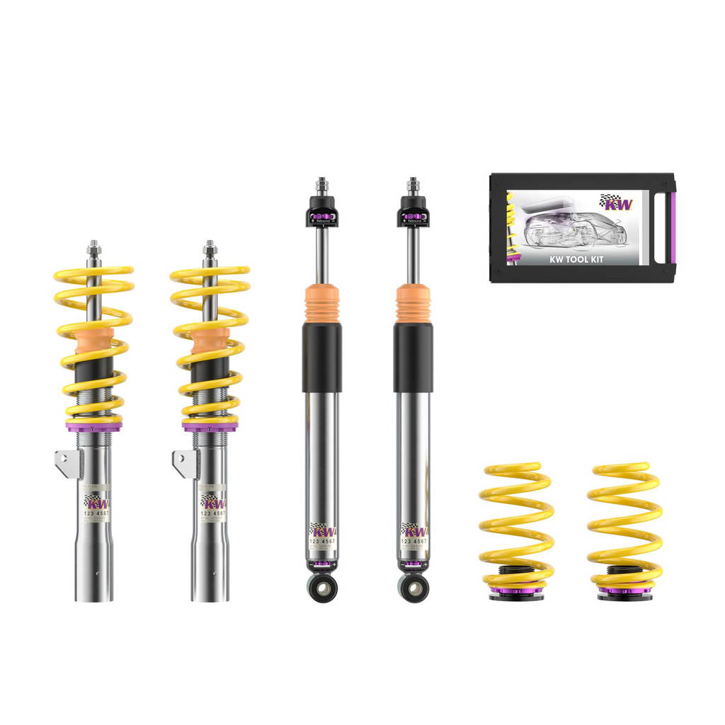 KW 352200GN Coilover Kit V3 Inox for BMW M135 xDrive (F70) / M235 xDrive (F74) Photo-0