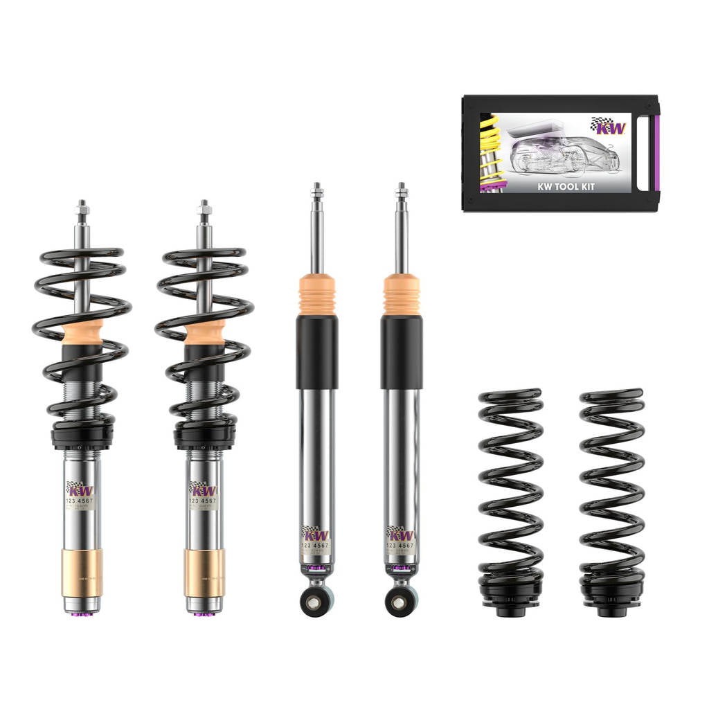 KW 352082000F-B Coilover Kit V3 Leveling Black for BMW 340 / 335 / 330 (F30) Photo-0