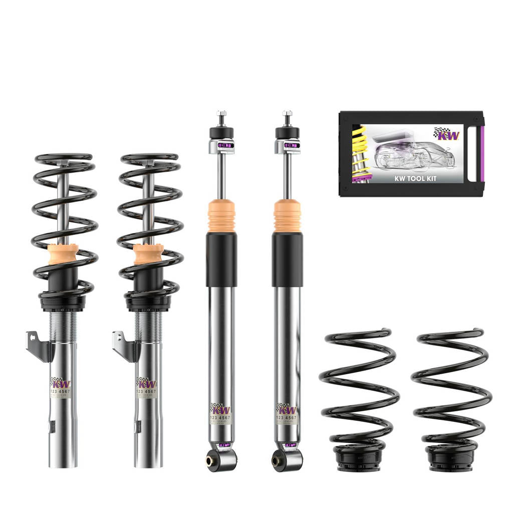 KW 352088000N-B Coilover Kit V3 Leveling Black for VW Golf GTI (MK7) Photo-0