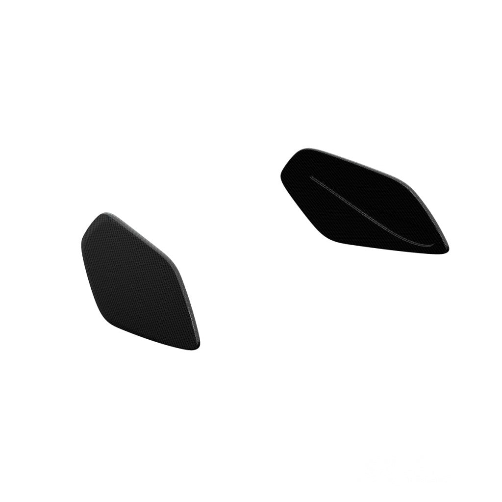 ALPHA-N AN-0925 Carbon Rear Spoiler Flap Covers Set for PORSCHE 718 Cayman (982) GT4 RS Photo-0