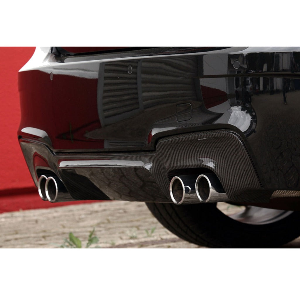 ALPHA-N AN-0017 Carbon Diffuser for BMW 1M (E82) Photo-1