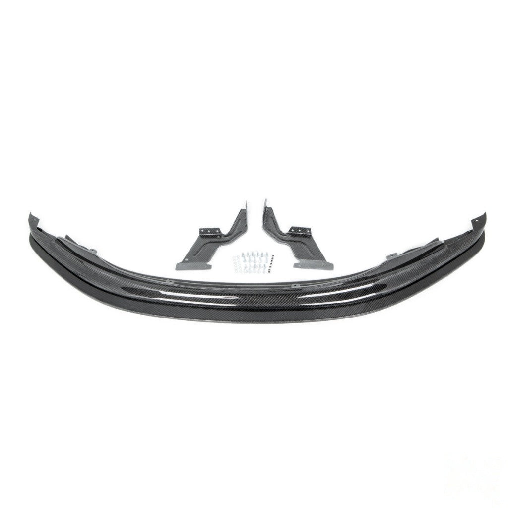 ALPHA-N AN-0642 Carbon Front Spoiler with Adjustable Splitter for BMW M3 (E90 / E92) Photo-1