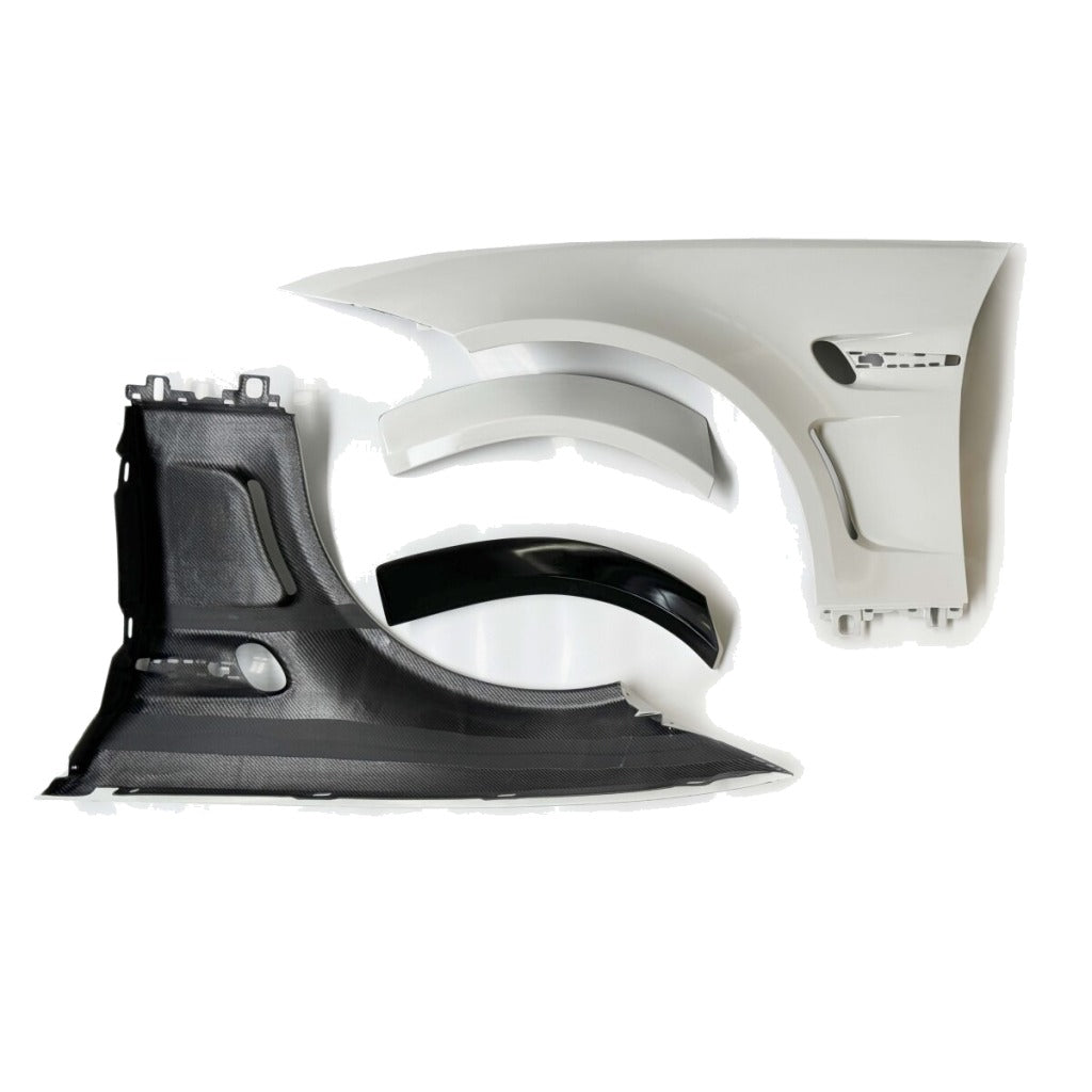 ALPHA-N AN-0736 Carbon Fender Set with Vents for BMW M3 (E92) Photo-1