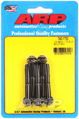 ARP 740-1750 SAE Bolt Kit 1/4-28 x 1.750 12pt black oxide bolts Photo-0