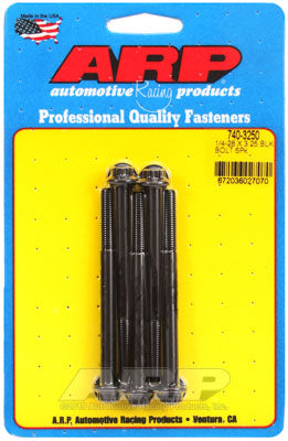 ARP 740-3250 SAE Bolt Kit 1/4-28 x 3.250 12pt black oxide bolts Photo-0