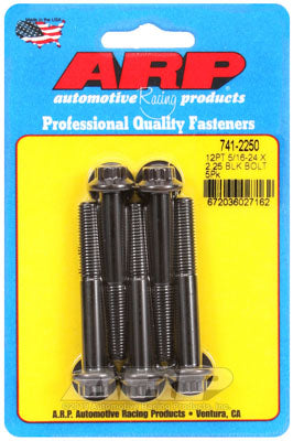 ARP 741-2250 SAE Bolt Kit 5/16-24 x 2.250 12pt black oxide bolts Photo-0