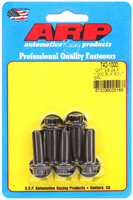 ARP 742-1000 SAE Bolt Kit 3/8-24 x 1.000 12pt black oxide bolts Photo-0